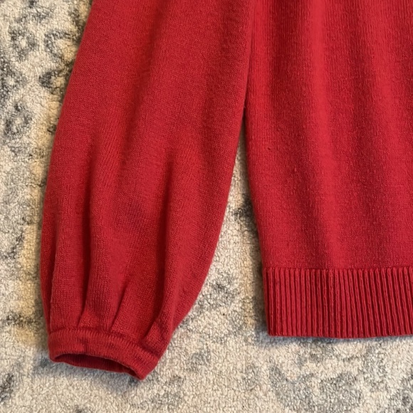 Banana Republic Rose/Pink Balloon Sleeve Sweater- Size S! - Picture 4 of 7